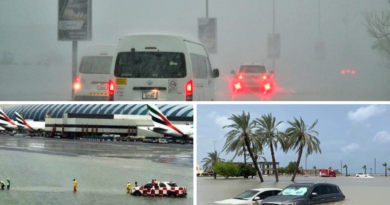 Inondations à Dubai