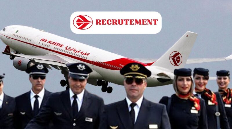 Air Algérie recrute des CDI